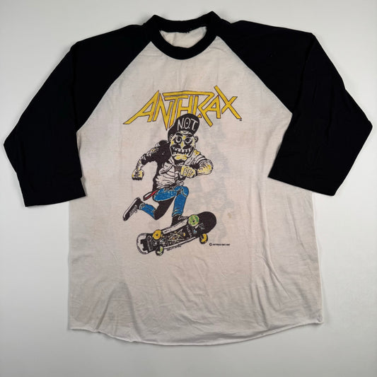 Vintage 1987 Anthrax Shirt Large Mosh It Up