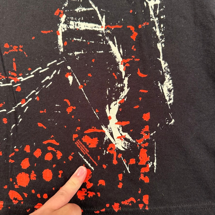 Vintage 2000s Disturbed Shirt Large All Over Print