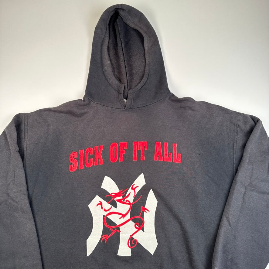 Vintage 90s Sick Of It All Sweatshirt XL The Pain Strikes