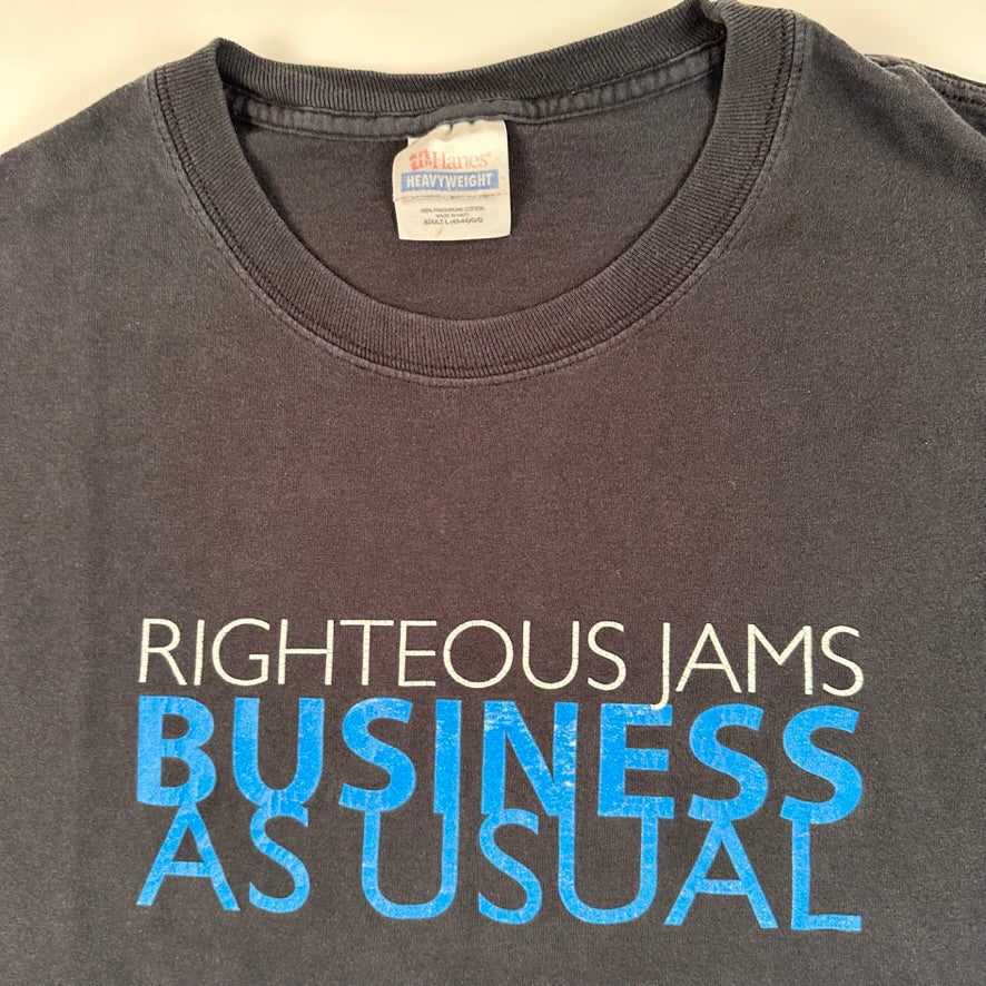 Vintage 2000s Righteous Jams Shirt Large Business As Usual