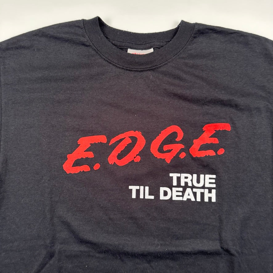 Vintage 2000s Straight Edge Shirt Small True Til Death