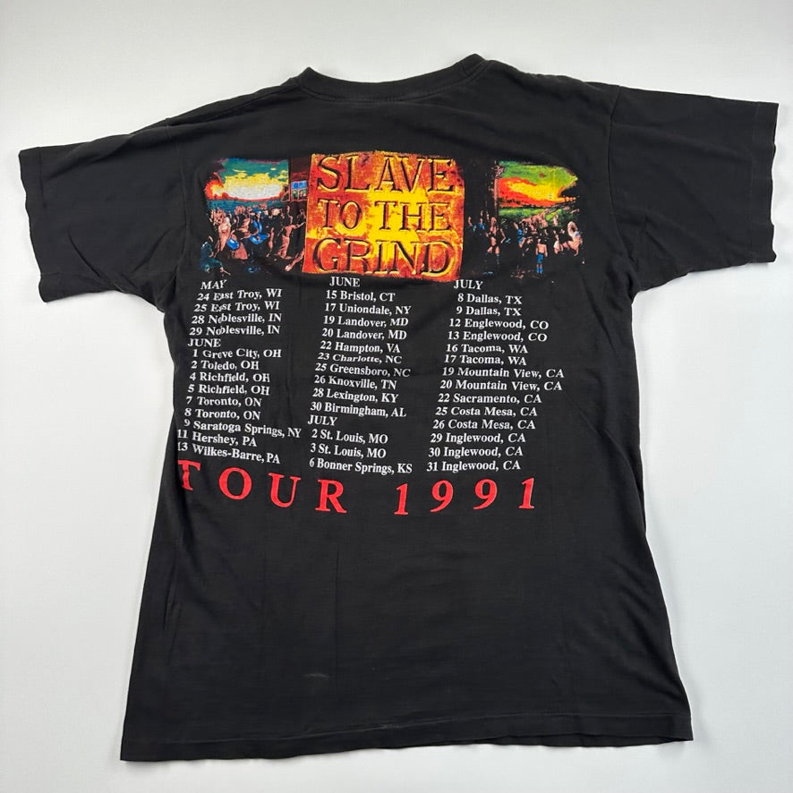 Vintage 1991 Skid Row Shirt Large Slave To The Grind