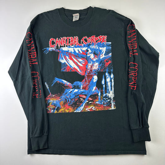 Vintage 90s Cannibal Corpse Long Sleeve Shirt XL Tomb Of The Mutilated