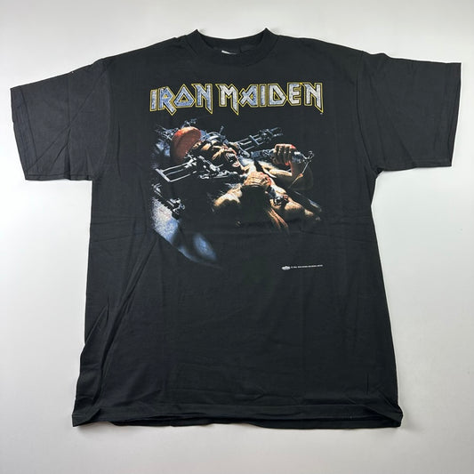 Vintage 1995 Iron Maiden Shirt XL Man On The Edge