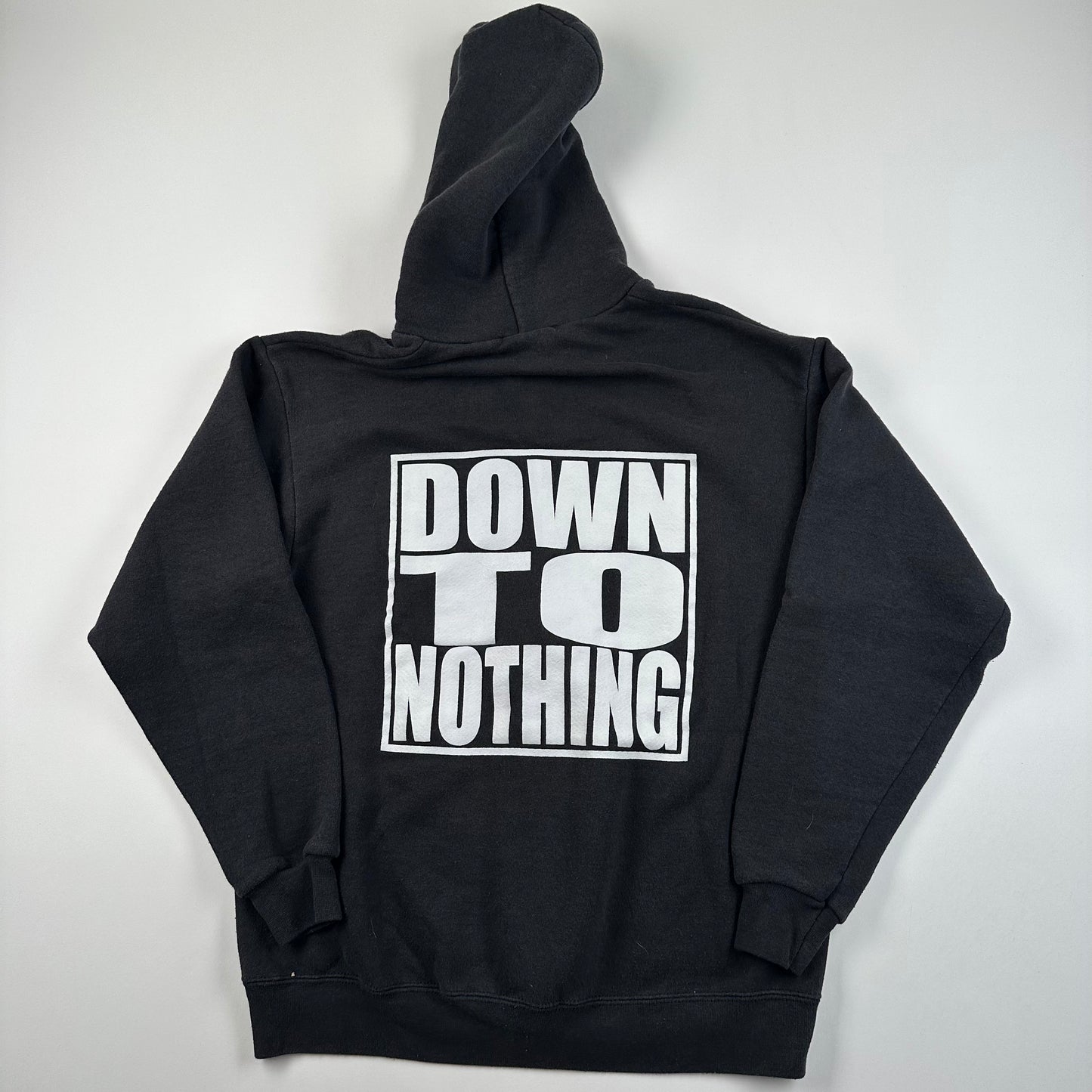 Vintage 2004 Down To Nothing Zip Up Sweatshirt Small