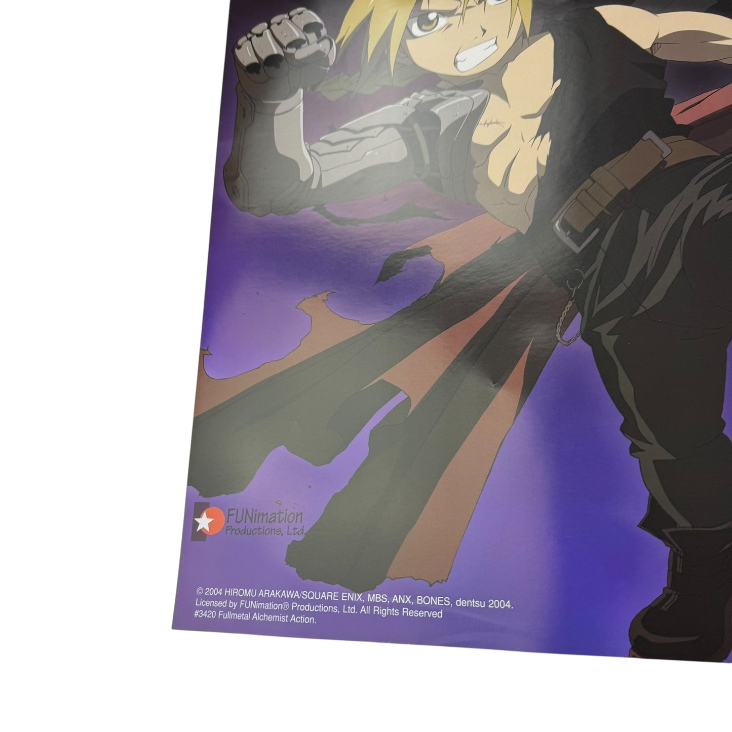 Vintage 2004 Full Metal Alchemist Poster