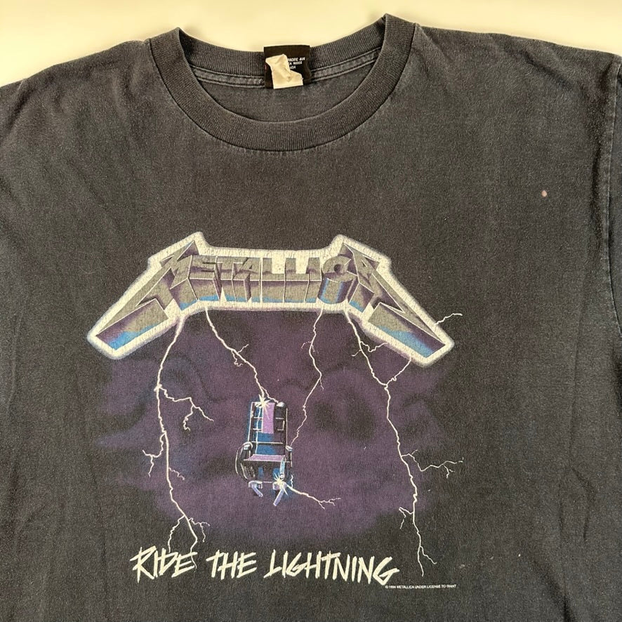 Vintage 1994 Metallica Shirt XL Ride The Lightning