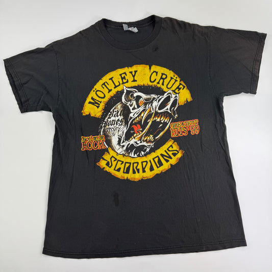 Vintage 1999 Motley Crue Shirt XL Scorpions