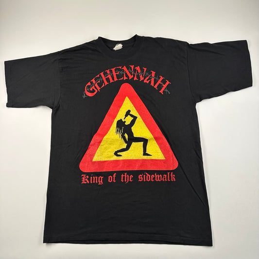 Vintage 90s Gehennah Shirt XL King Of The Sidewalk