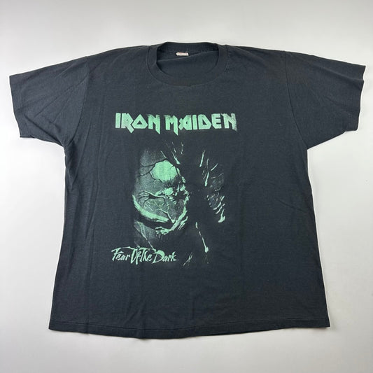 Vintage 1992 Iron Maiden Shirt XL Fear Of The Dark