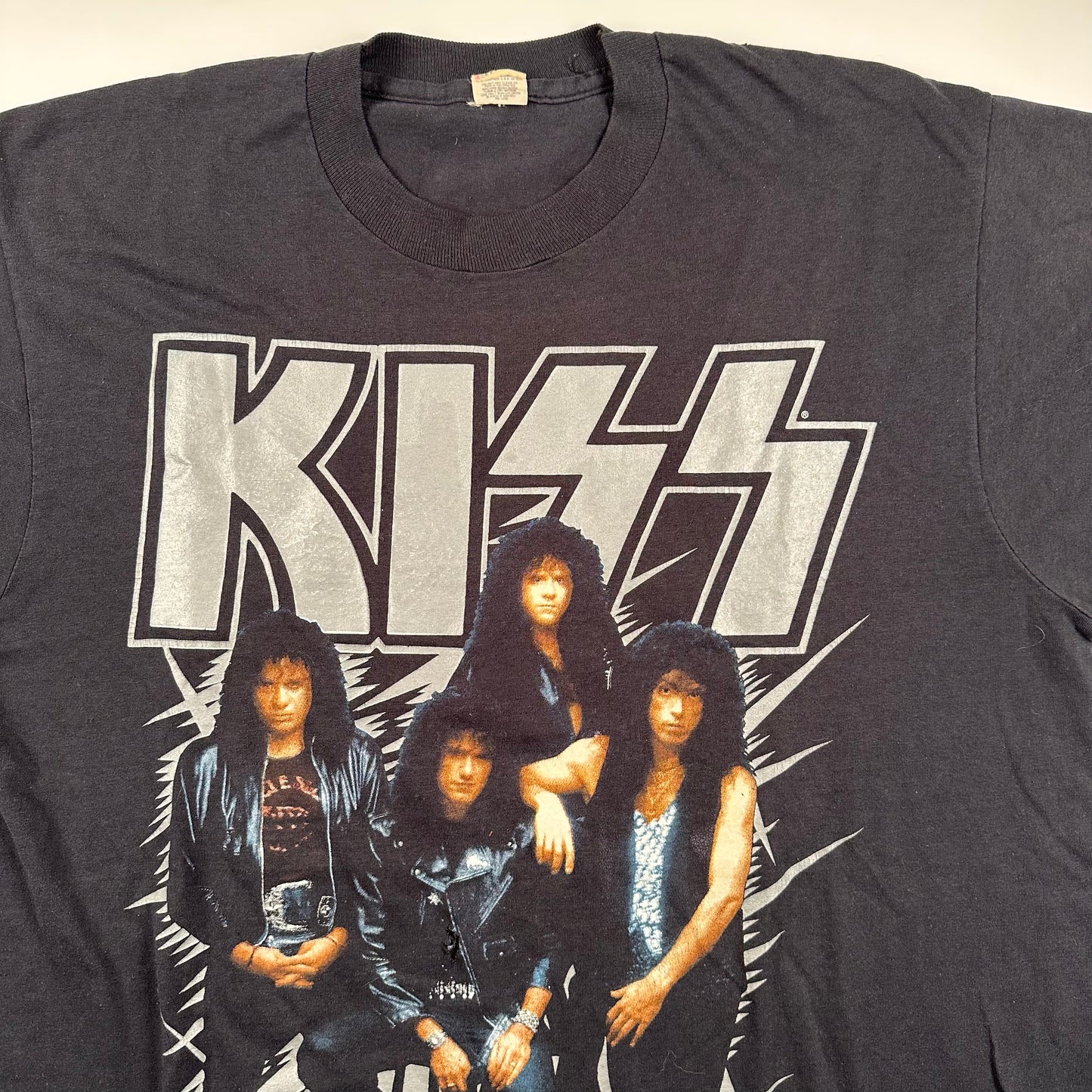 Vintage 1990 Kiss Shirt XL Hot In The Shade