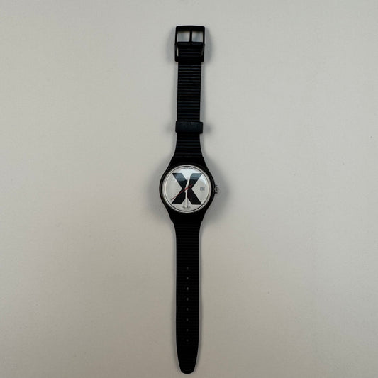 Vintage 1987 Swatch X-Rated X Straight Edge Hardcore