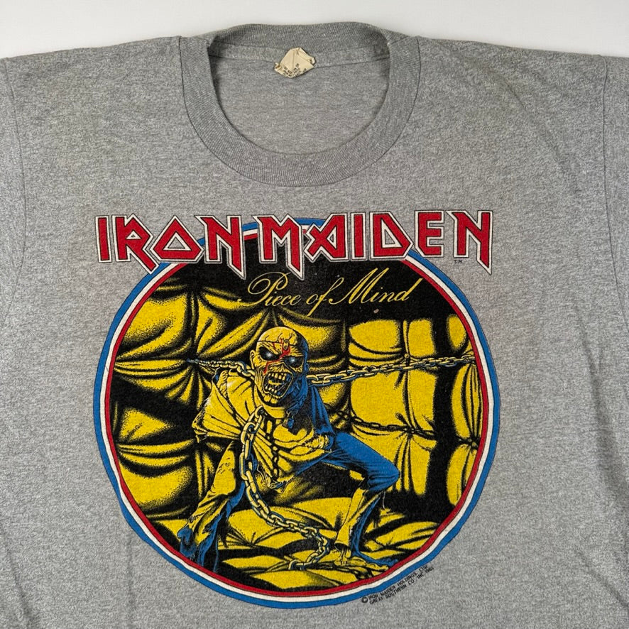 Vintage 1983 Iron Maiden Shirt XL Piece Of Mind