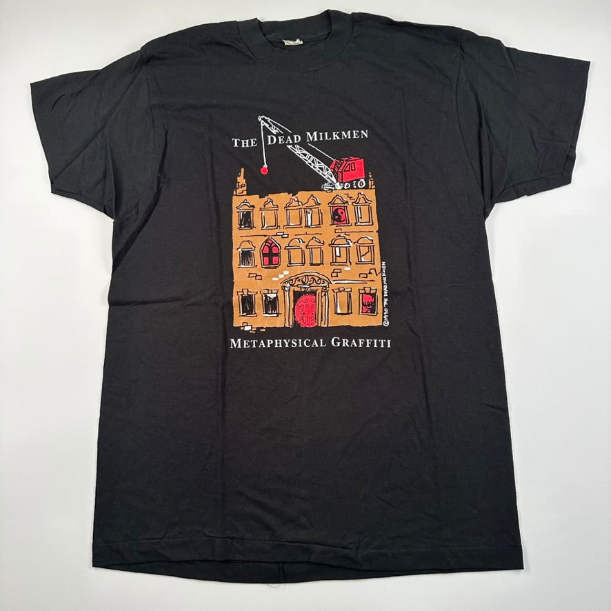 Vintage 80s The Dead Milkmen Shirt XL Metaphysical Graffiti