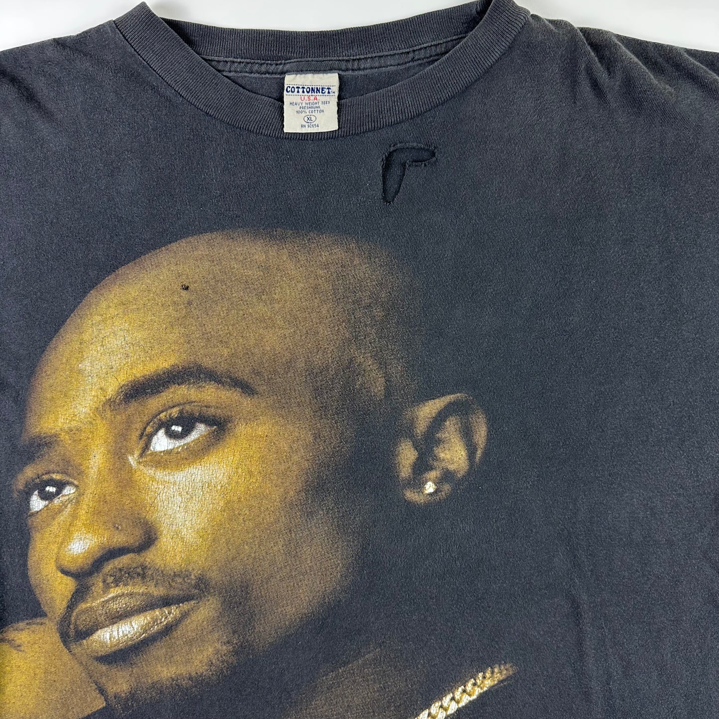 Vintage 90s Tupac Shakur Shirt XL Big Face