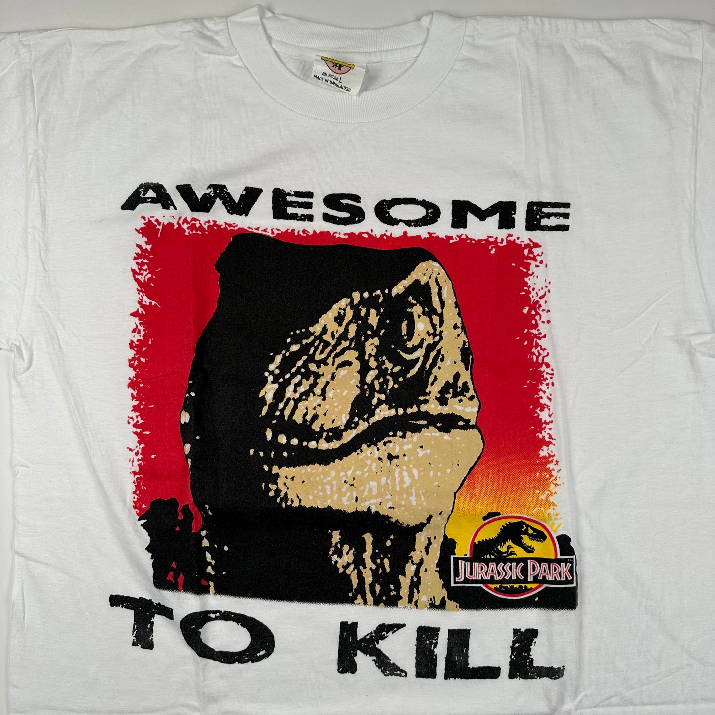 Vintage 1993 Jurassic Park Shirt Large Awesome To Kill