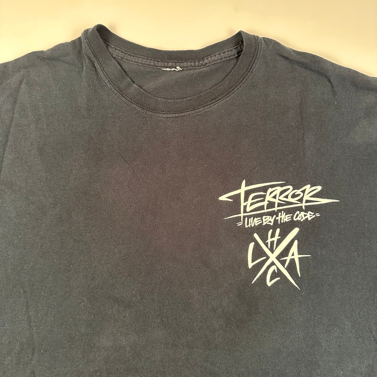 2000s Terror Shirt XL LAHC Hard Lessons