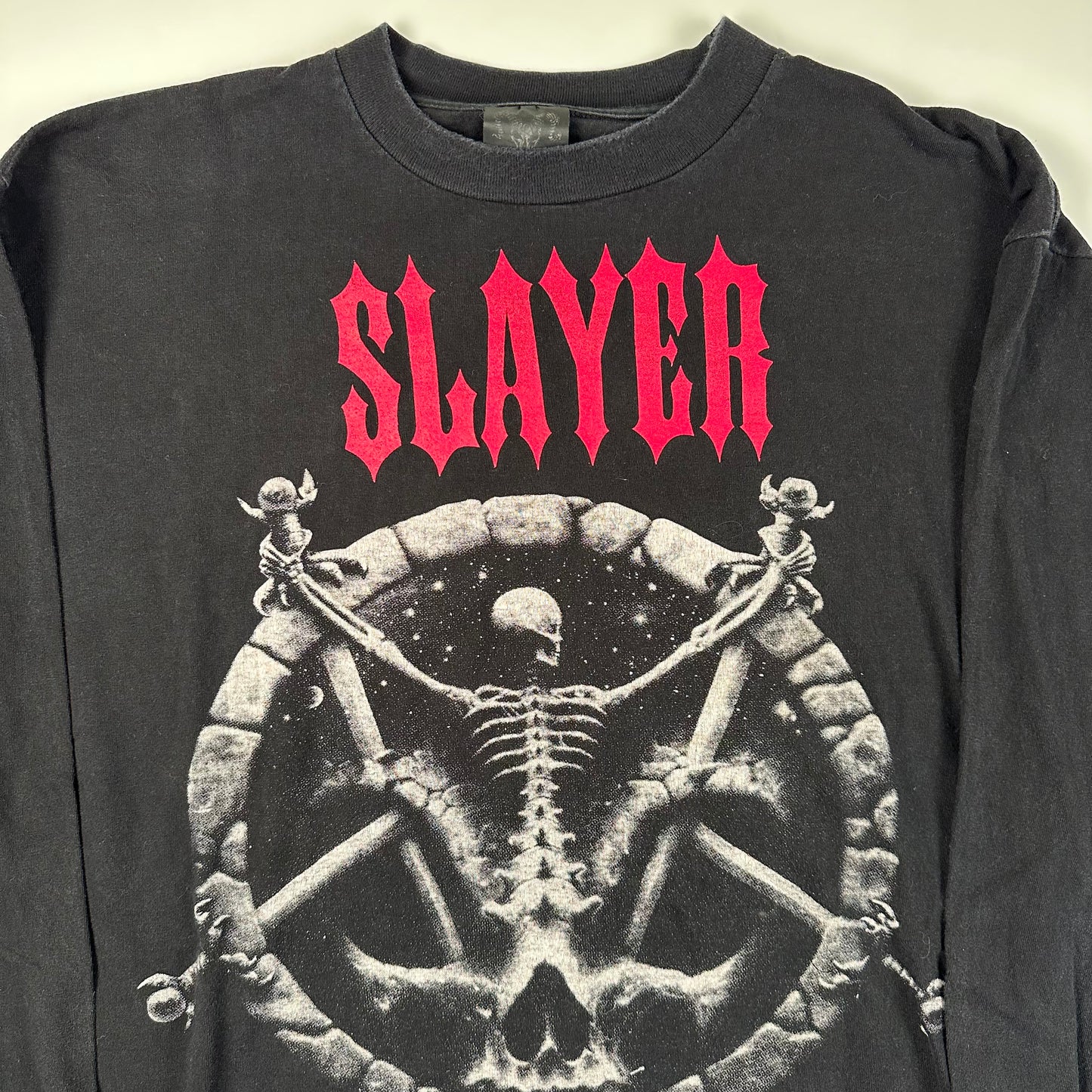 Vintage 90s Slayer Long Sleeve Shirt XL Divine Intervention