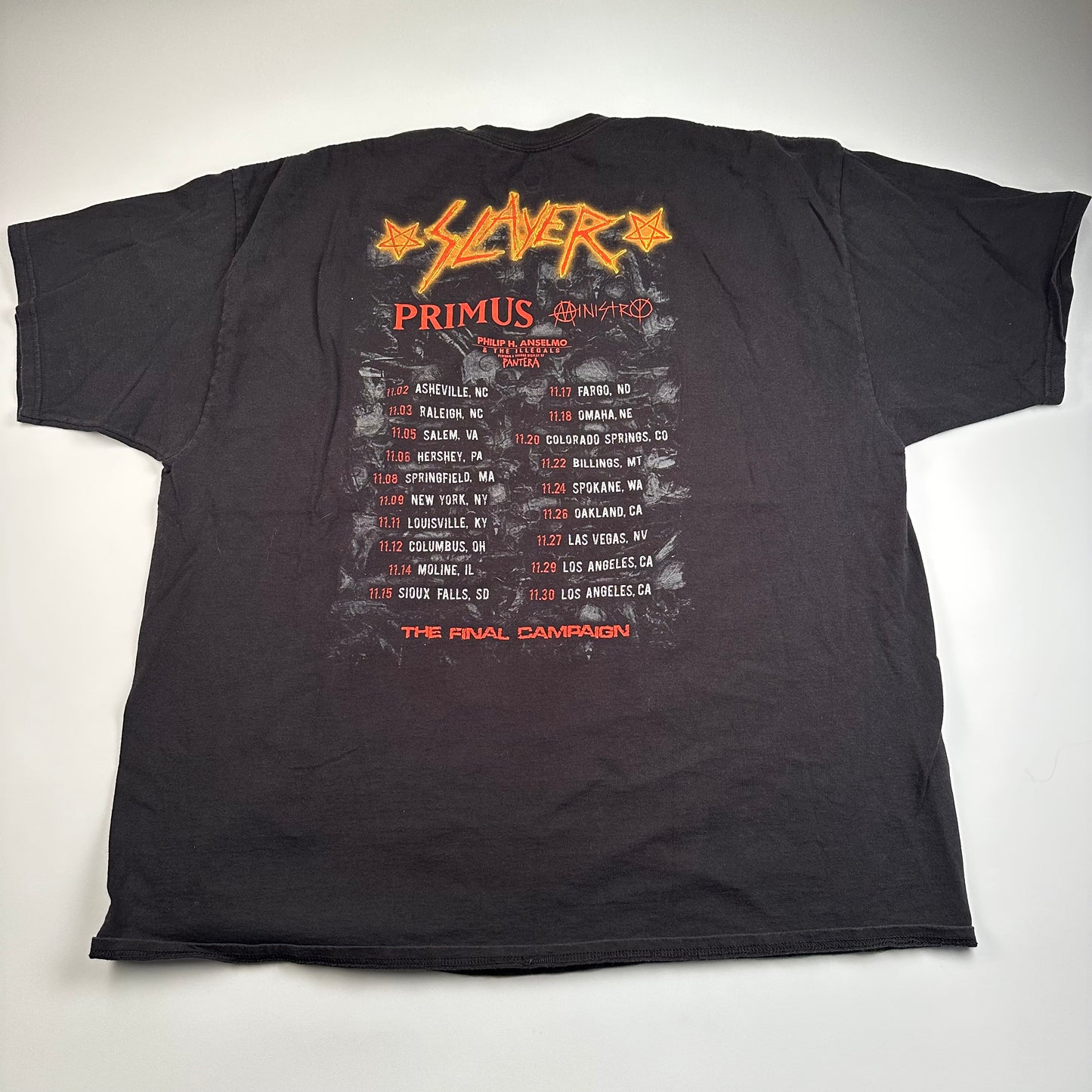 Slayer Shirt 3XL The Final Campaign