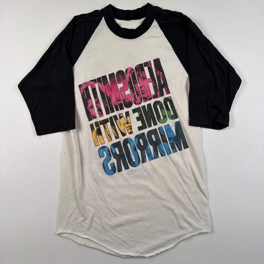 Vintage 1986 Aerosmith Shirt Medium Done With Mirrors