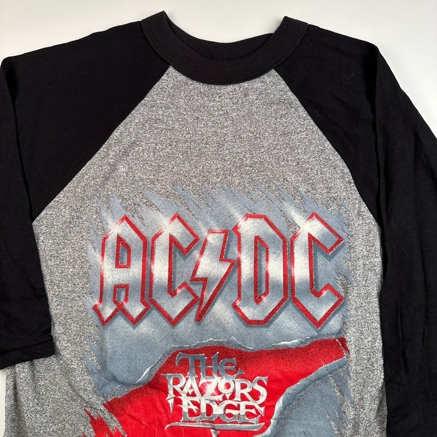 Vintage 90s AC/DC Shirt XL The Razors Edge