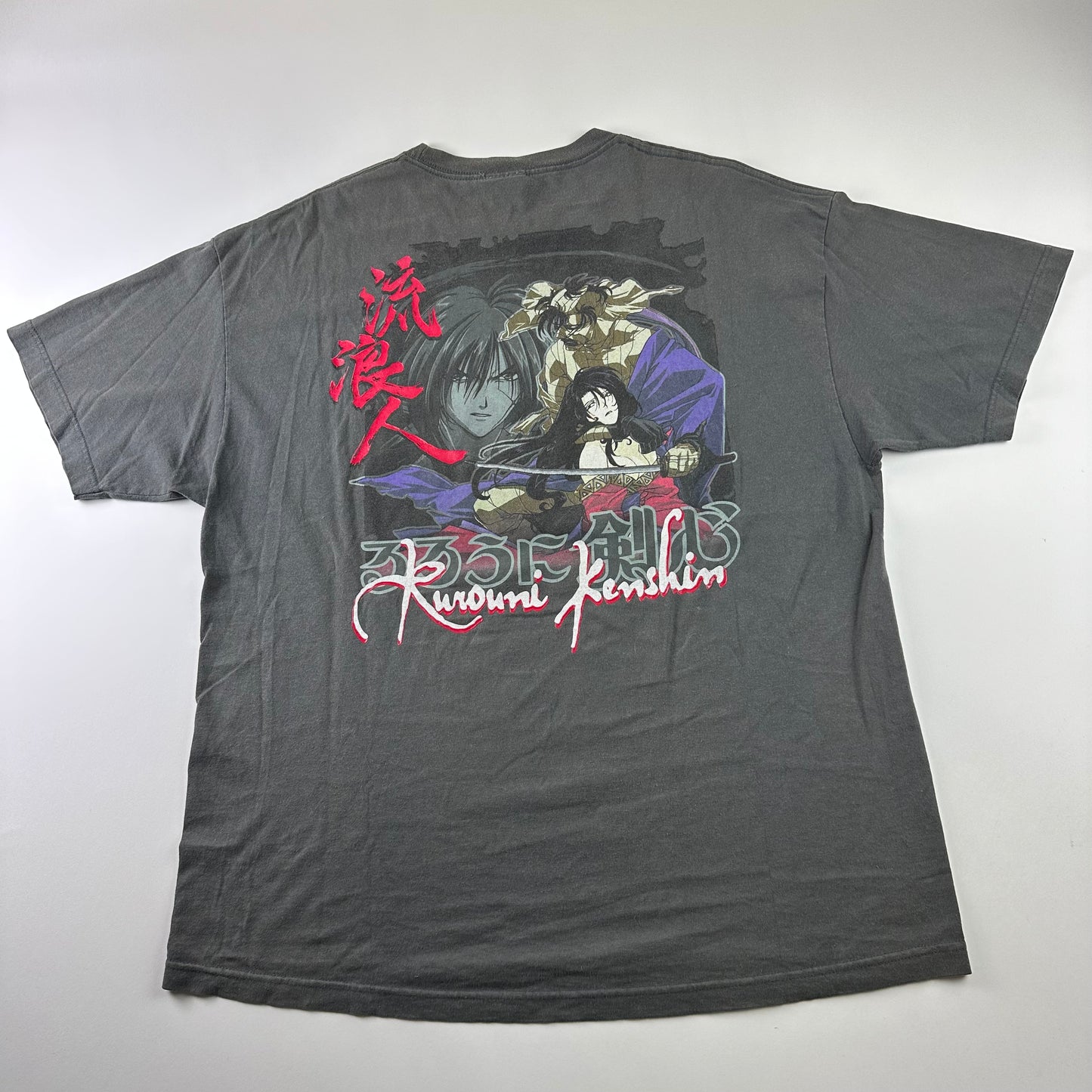 Vintage 90s Rurouni Kenshin Shirt XXL Legends Of Kyoto