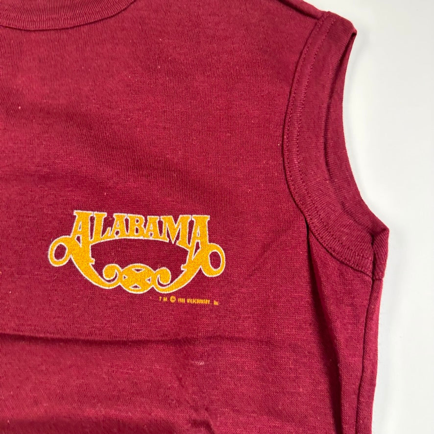 Vintage 80s Alabama Sleeveless Crewneck Medium