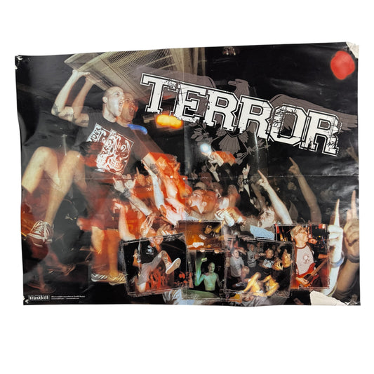 Vintage 2000s Terror Poster Trustkill