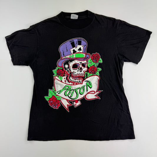 Vintage 1987 Poison Shirt Large
