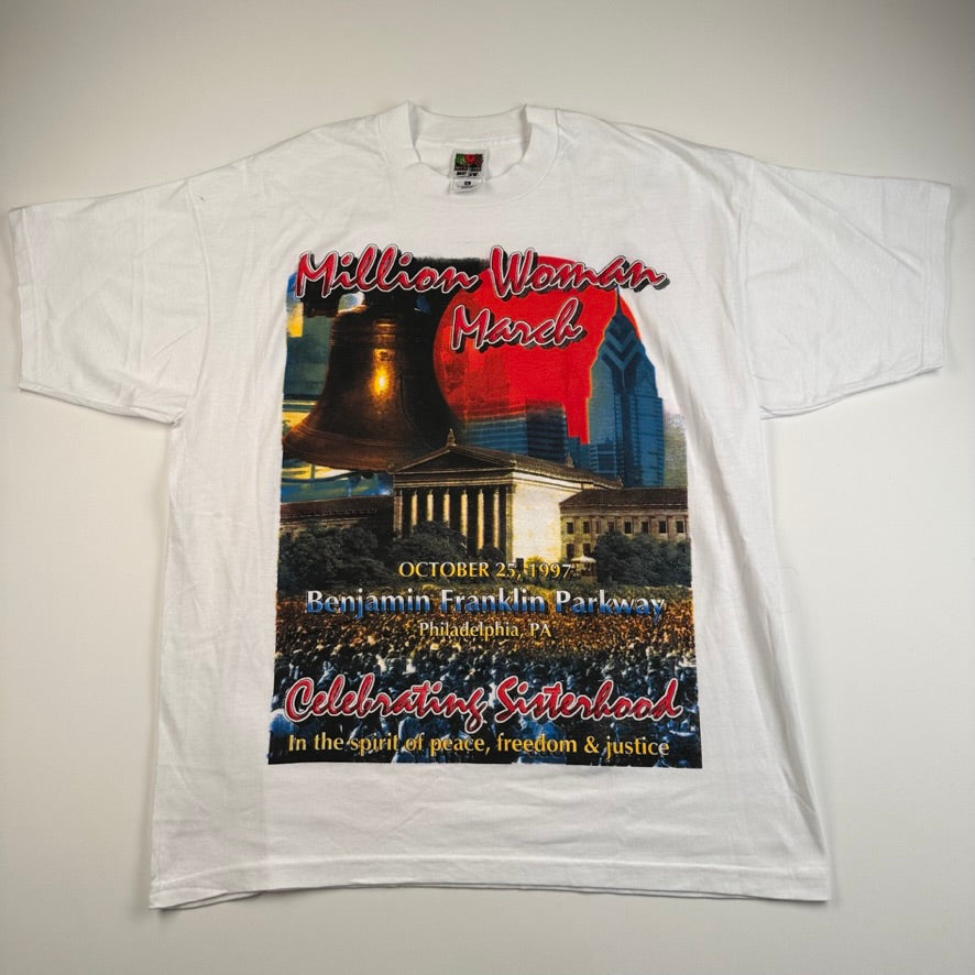 Vintage 1997 Million Woman March Shirt XL