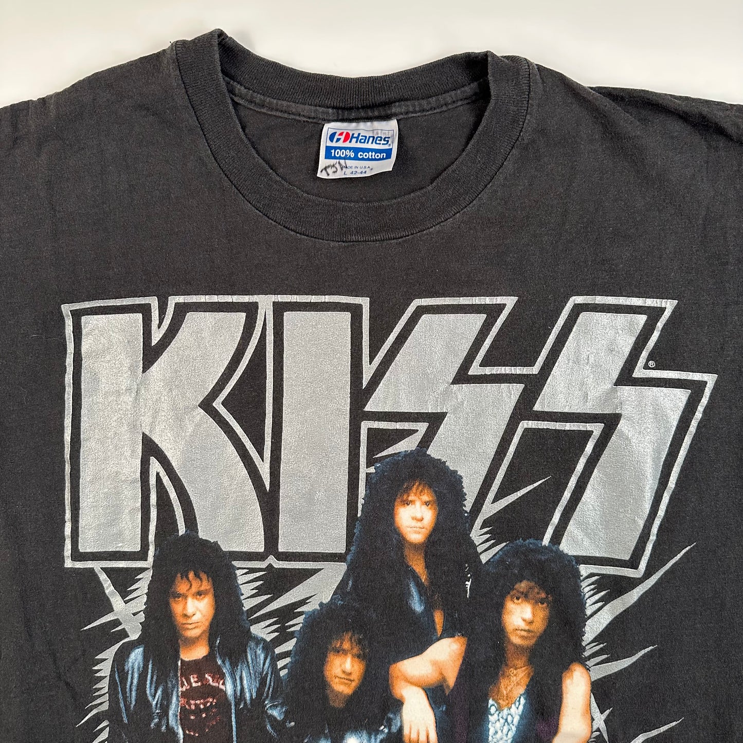 Vintage 1990 Kiss Shirt Large Hot In The Shade