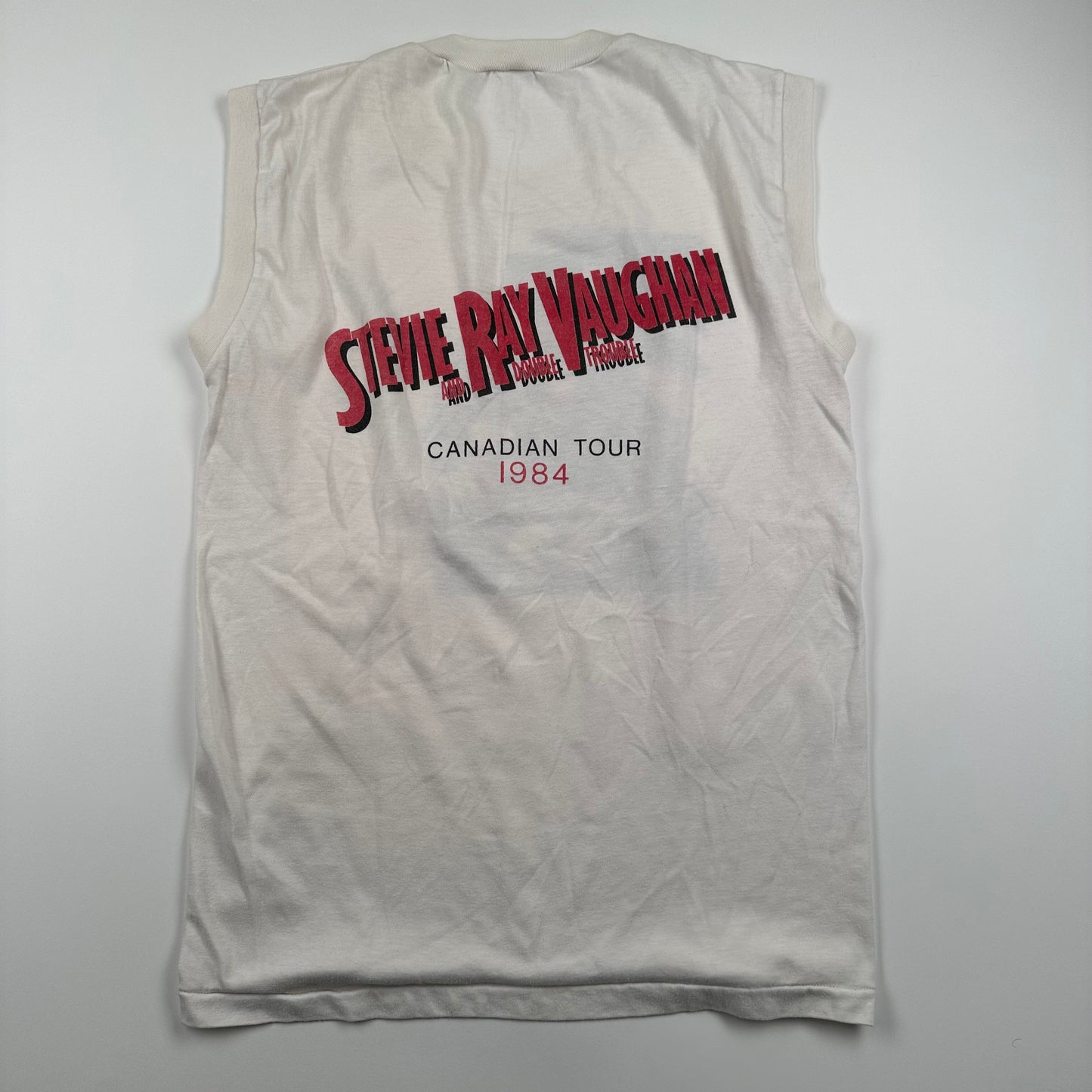 Vintage 1984 Stevie Ray Vaughan Sleeveless Shirt Medium