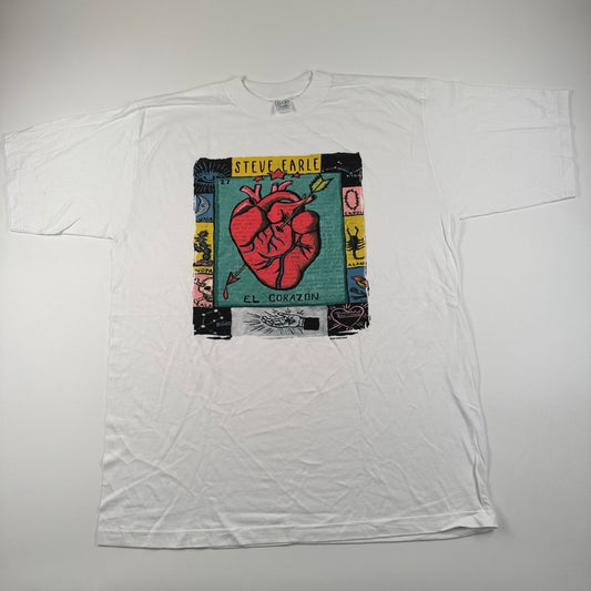 Vintage 1997 Steve Earle Shirt XL El Corazon