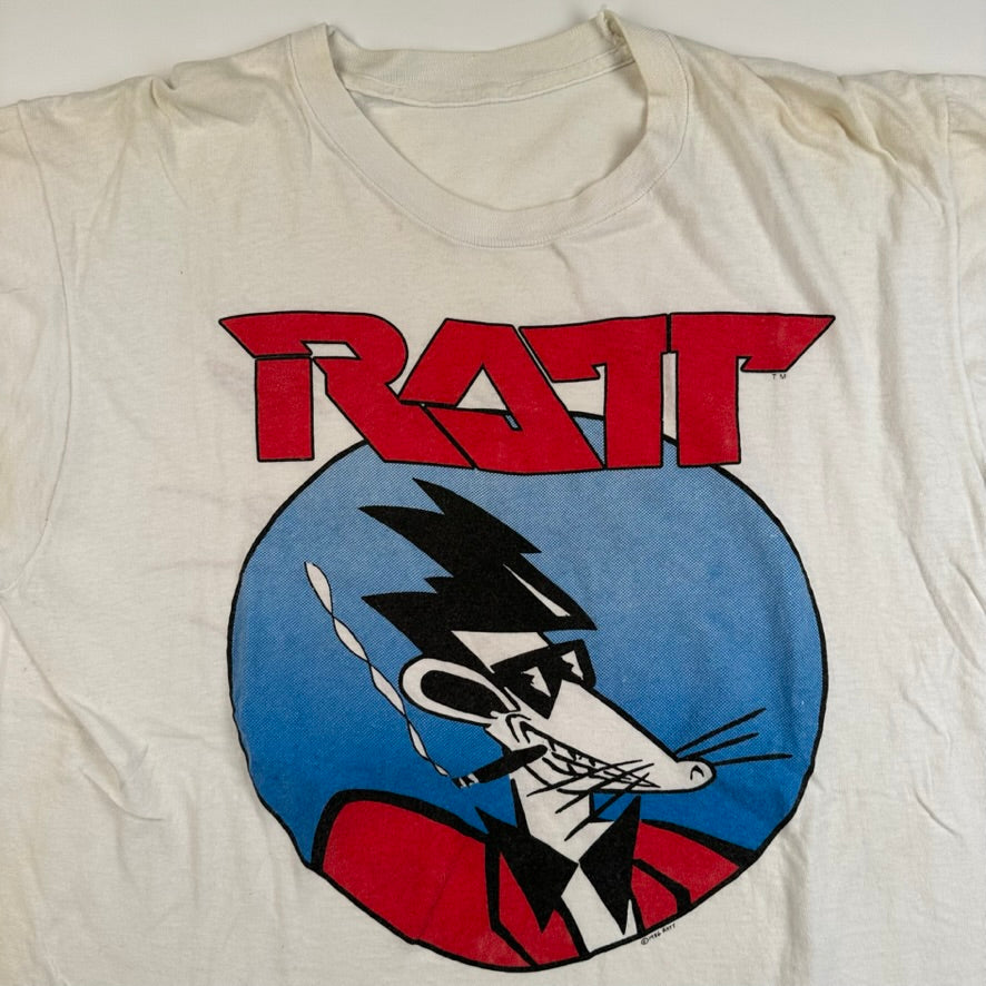 Vintage 1987 Ratt Shirt Medium Dancing Undercover World Tour