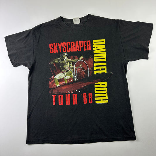 Vintage 1988 David Lee Roth Shirt Large Skyscraper