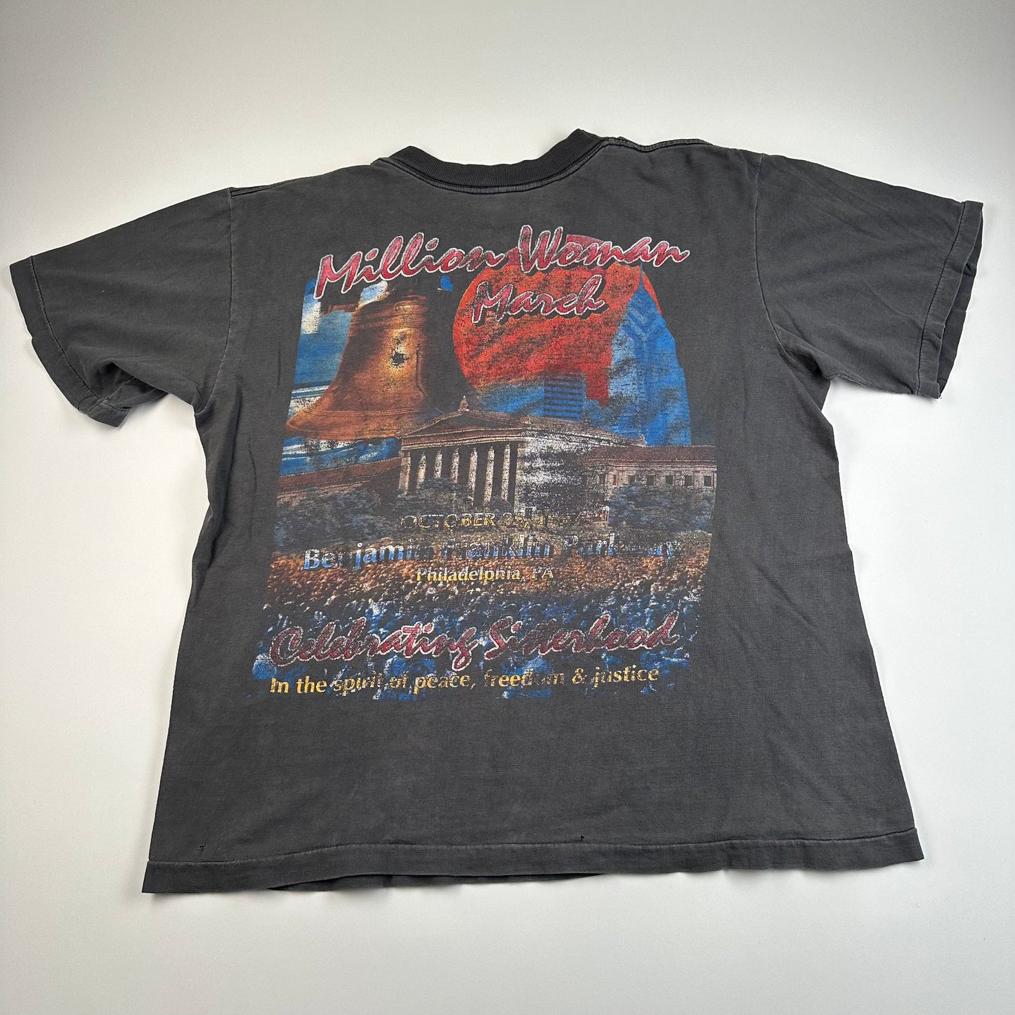 Vintage 1997 Million Woman March Shirt Large