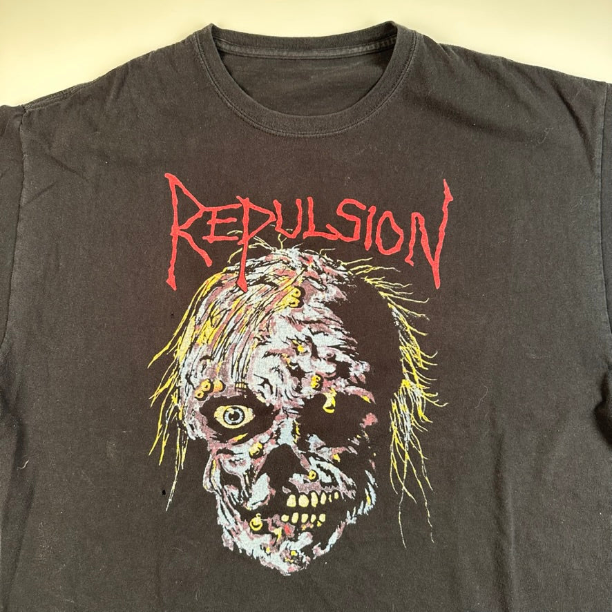 Vintage 2000s Repulsion Shirt XL Worm Infested