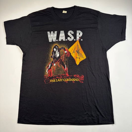 Vintage 80s WASP Shirt XL The Last Command Blind In Texas