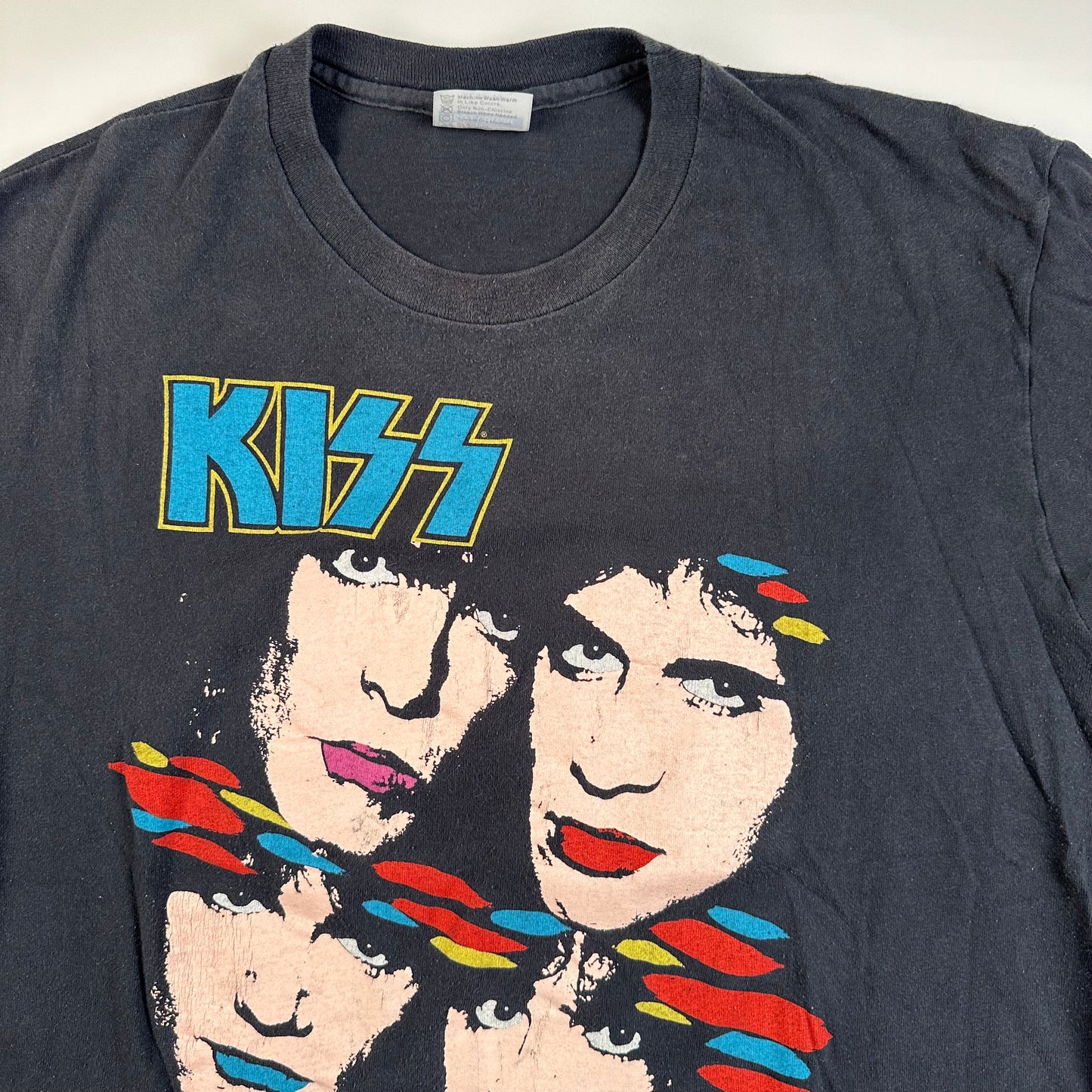 Vintage 1985 Kiss Shirt XL Asylum 85-86