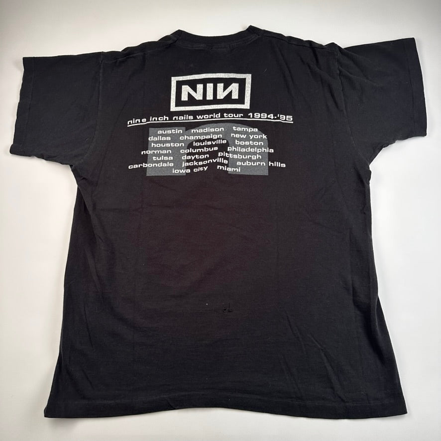 Vintage 1994 Nine Inch Nails Shirt XL Downward Spiral