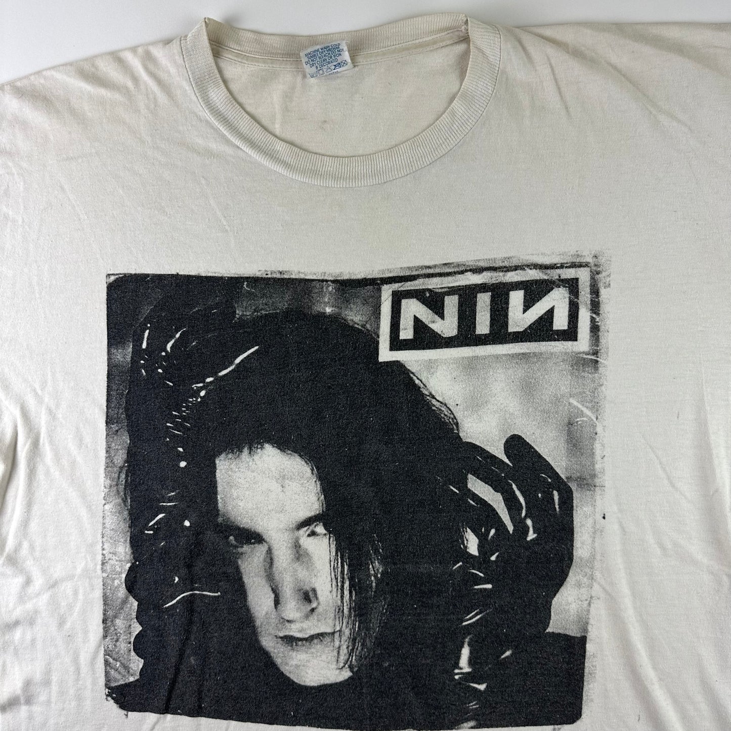 Vintage 90s Nine Inch Nails Shirt XL Trent Reznor