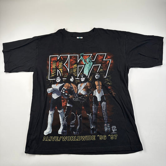 Vintage 1996 Kiss Shirt XL Madison Square Garden