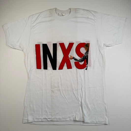 Vintage 1988 INXS Shirt Kick Large