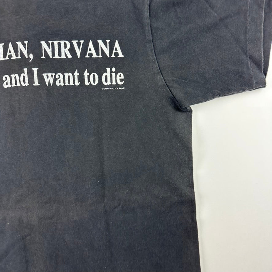 Vintage 2000s Kurt Cobain Shirt Medium I Hate Myself