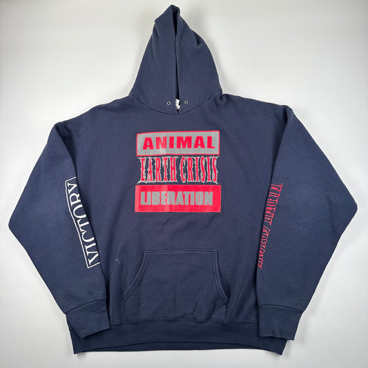 Vintage 90s Earth Crisis Sweatshirt XXL Animal Liberation