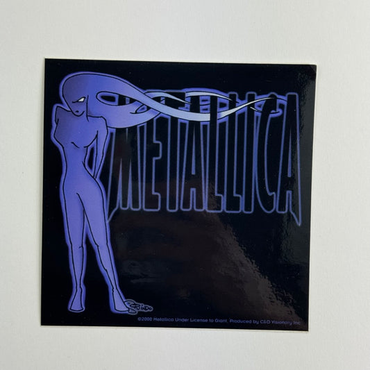 Vintage 2000 Metallica Sticker