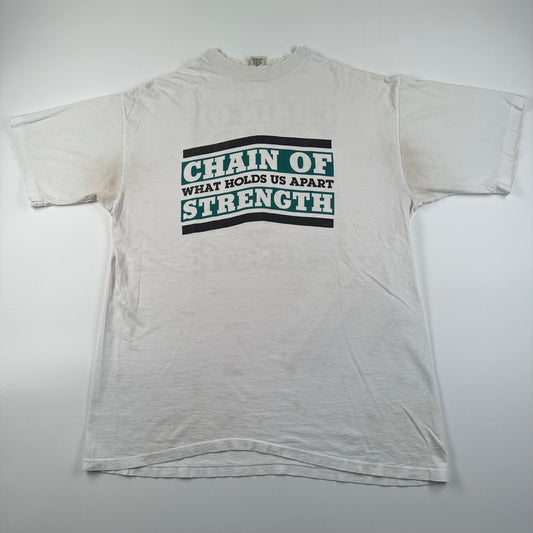 Vintage 90s Chain Of Strength Shirt XL