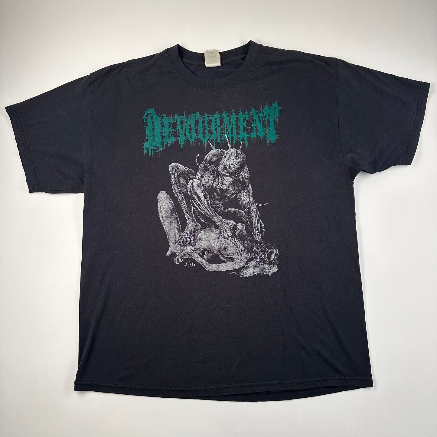 Vintage 2000s Devourment Shirt XL Deflesh