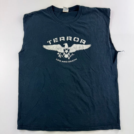 Terror Sleeveless Shirt Large Life And Death
