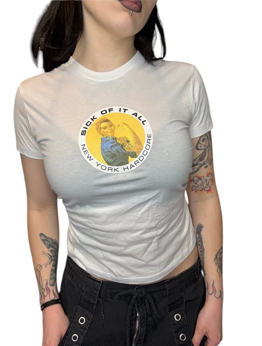 Vintage 2000s Sick Of It All Women’s Shirt Medium